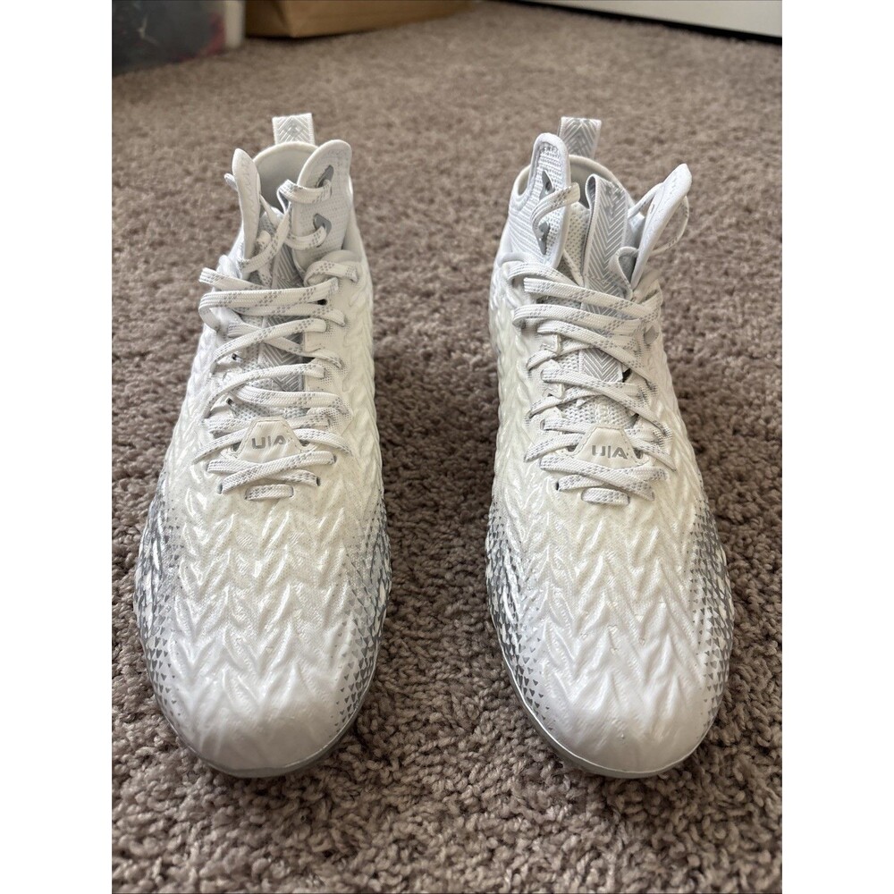 Under Armour Spotlight Clone Football Cleats White 3026334-100 New Mens Size 12